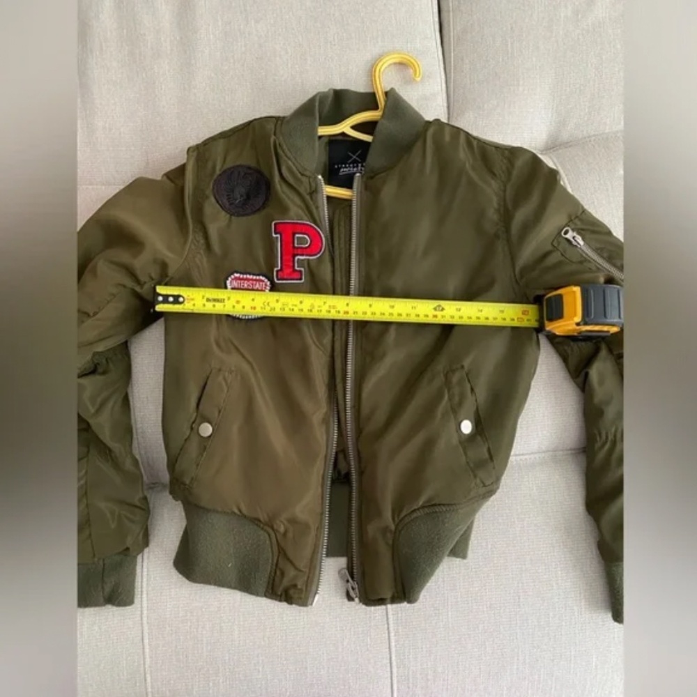 Green Bomber Jacket - image 7